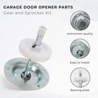 Heavy Duty Gear   Sprocket Kit For Liftmaster Models 41a4252  41a5021  41a5483