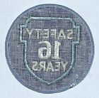 Greyhound Bus Driver Safety  safety 16 Years  Embroidered Patch 3  Dia  Nos