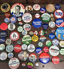 Huge Lot 66 Vintage Political Campaign Pin Button Pinback