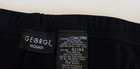 George Long Skirt Black 22w 24w Rayon Blend Elastic Waist Back Slit