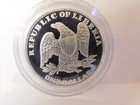 1 Troy Oz Liberian Proof  Morgan Millennium 2000 Silver Dollar-with Coa   Box