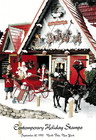 Signed Usps Fdc Ceremony Program  3004-7 C1 Contemporary Christmas Santa Uo 1995