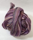 Wool Roving 4 3 Oz Purple Green Orange Multicolor Spinning Weaving Felting