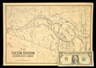 Southern Pacific Railroad Map Tucson Division Yuma Arizona Christmas Branch