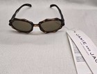 Janie And Jack Baby Girls Tortoise Bamboo Sunglasses- brown  Size  0-2 Years 