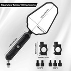 Motorcycle Rearview Mirror Kits W 10mm 8mm Mount For Ktm 390 790 890 1290