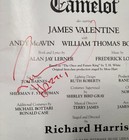 Ricahrd Harris Camelot Signed Vintage Program W  Foldout 1983