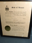 1947 Degree Attorney Counsellor At Law Vt  Supreme Court Diploma Certificate