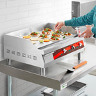 Electric Food Griller Countertop Griddle 30  Commercial Kitchen Cooking 208 240v