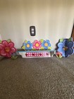 Girls Room Decor Set  Flower And Lady Bug Theme  Early 2000   s