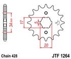 Jt 15 Tooth Standard Front Sprocket Fits Honda Cbr125r  2004 To 2017 