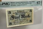 Lithuania Memel 5 Mark Top Pop Pmg 67 Epq 1922 Unc   Klaipeda Lietuva