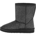 Garanimals Girls Infant Toddler Black Glitter Sparkle Mid-calf Boots Shoes  2-13
