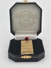 Hard Rock Cafe Boston Gold Limited Edition Collectible Pin In Display Case