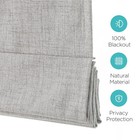 Joydeco Cordless Roman Shades  Linen Fabric Window Blinds  Thermal Insulated