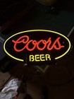 Coors Vintage Beer Light-up Plug-in Bar Sign