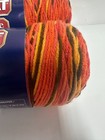 Bernat Super Value Yarn Multicolor Wild Flowers 5oz 275yds Lot Of 2