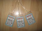 Minnesota Luggage Tags - Vintage Retro Usa State Map Postcard Name Tag Set  3 