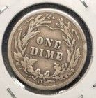 1911-d Barber Dime -- Nice Fine  f 