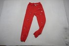 Nike Jogger Track Suit Multi Logo Red Cotton Blend Jacket   Pants Boys Size Xl