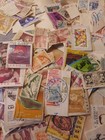 Vintage Lot Of 300 Mexico Used Stamps 