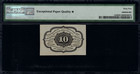 Fr-1243  0 10 First Issue Fractional Currency - 10 Cents - Graded Pmg 65 Epq