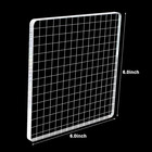 Large Stamp Blocks 6 Inch Acrylic Clear Stamping Blocks Tools With Grid Lines Fo