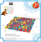 - Large Alphabet Rubber Play Mat Floor  Puzzle Eva Rug  72 X72 In  36 Sqft Lette