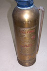Vintage Nice  Red Comet Fire Extinguisher Brass Copper Glass