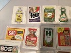 Vintage 1979 Fleer Crazy Label Trading Cards Stickers Wacky Packages