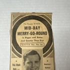 Johnny Maddox    crazy Otto    Wnox Mid-day Merry-go-round Newspaper Clipping