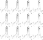Clear Plastic Easels Or Stand plate Holders To Display Pictures  Placecards     