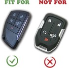 Key Fob Cover For 2022 2023 2024 1500  2500hd 3500hd  Silicone  2-pack  Black Gr