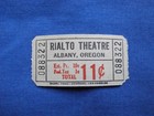 Vintage Rialto Theatre 11 Cent Tickets  strip Of 4  Drive-in Movie cinema - Or