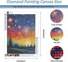 Starry Sky Diamond Art Painting Kits For Adults  5d Landscape Diamond Painting K