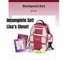 100  Authentic Lot American Girl Doll Backpack Set Camping S   mores Flip Phone