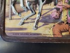Vintage 1965 Bonanza Metal Alladdin Lunchbox No Thermos brown Rim hard To Find