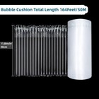 Large Bubble Cushioning Wrap Roll - 12 Inch X 164feet Inflatable Bubble Colum   