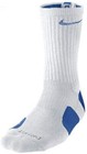 Nike Elite Crew Basketball Socks  Medium   men 6-8  White  Royal Blue Sx7626-100