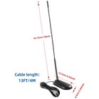 Magnetic Mount Low Profile 27mhz Cb Radio Antenna Compatible With Uniden Cobr   