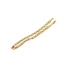 Solid Chain Unisex Anklet Bracelet 10 -11 Inch  Genuine 1 20 -14k Gold Filled