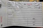 400 Wired4-in-1 Repair Tags With Detachable Claim Check Carbon 3 5 8 In  X 9 In 