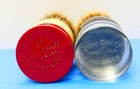 Vtg  2  Ever Ready Sterilized 100   300 Red Cream   Black Bakelite Shaving Brush