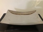 Vollrath 46222 Double Wall Stainless Steel Curved Platter - 12  X 7 