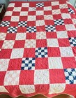 Vintage Antique Primitive Handstitched Quilt W  Atypical Squares Design   Zz440