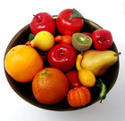 18 Piece Decor Display Crafts Artificial Faux Fake Decorative Fruit   Vegetables