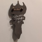Signed Randy Bowen 1991 Alien Queen Head Pinback Pin Button