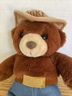 Nwt - Vintage Smokey The Bear 1985 Stuffed Teddy Plush 12  Three Bears Inc