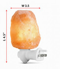 Himalayan Pink Salt Natural Hand-carved Night Light 1 Pack
