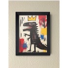 Set Of 3 Framed Basquiat-inspired Wall Art Prints